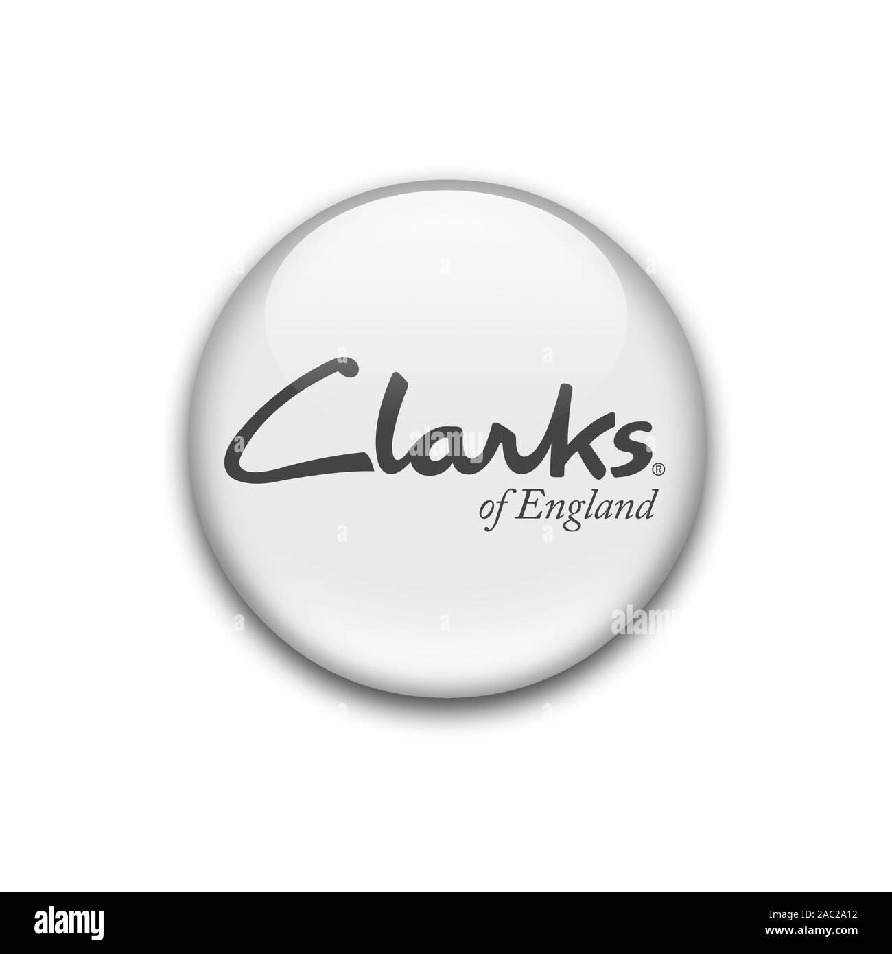 Clarks of England logo Stock Photo - Alamy