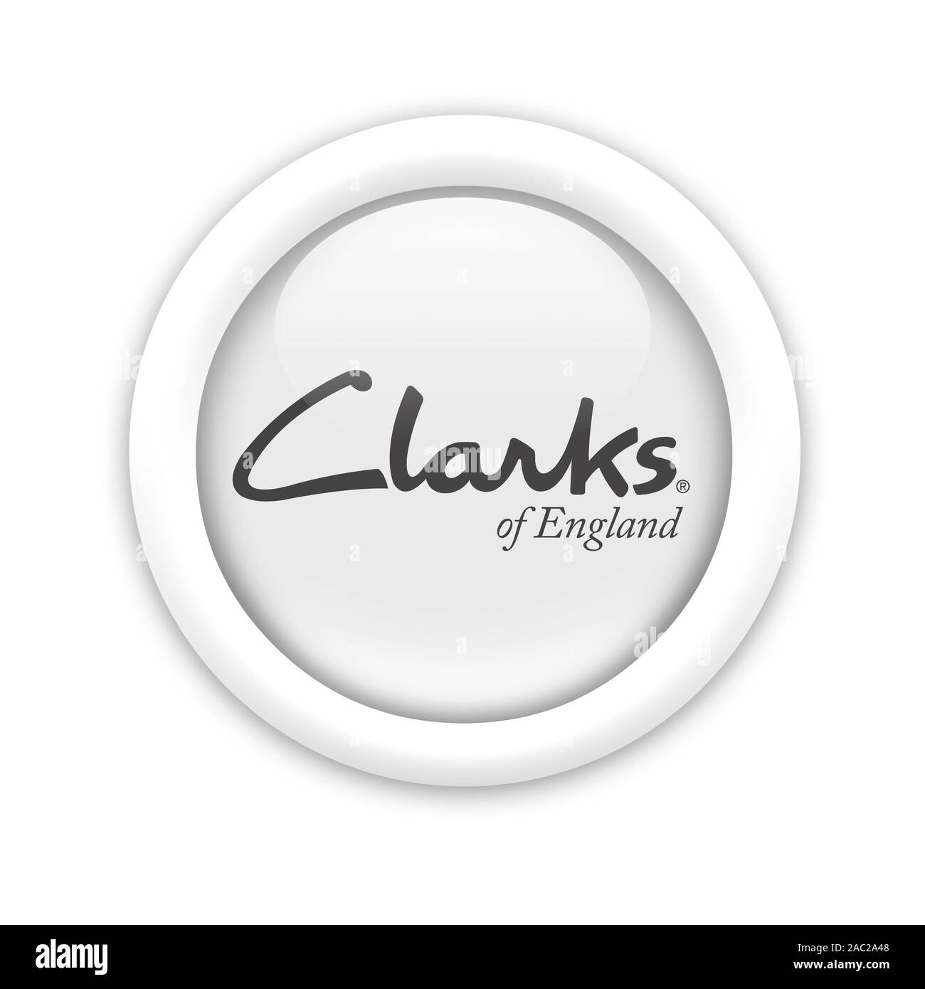 Clarks of England logo Stock Photo - Alamy