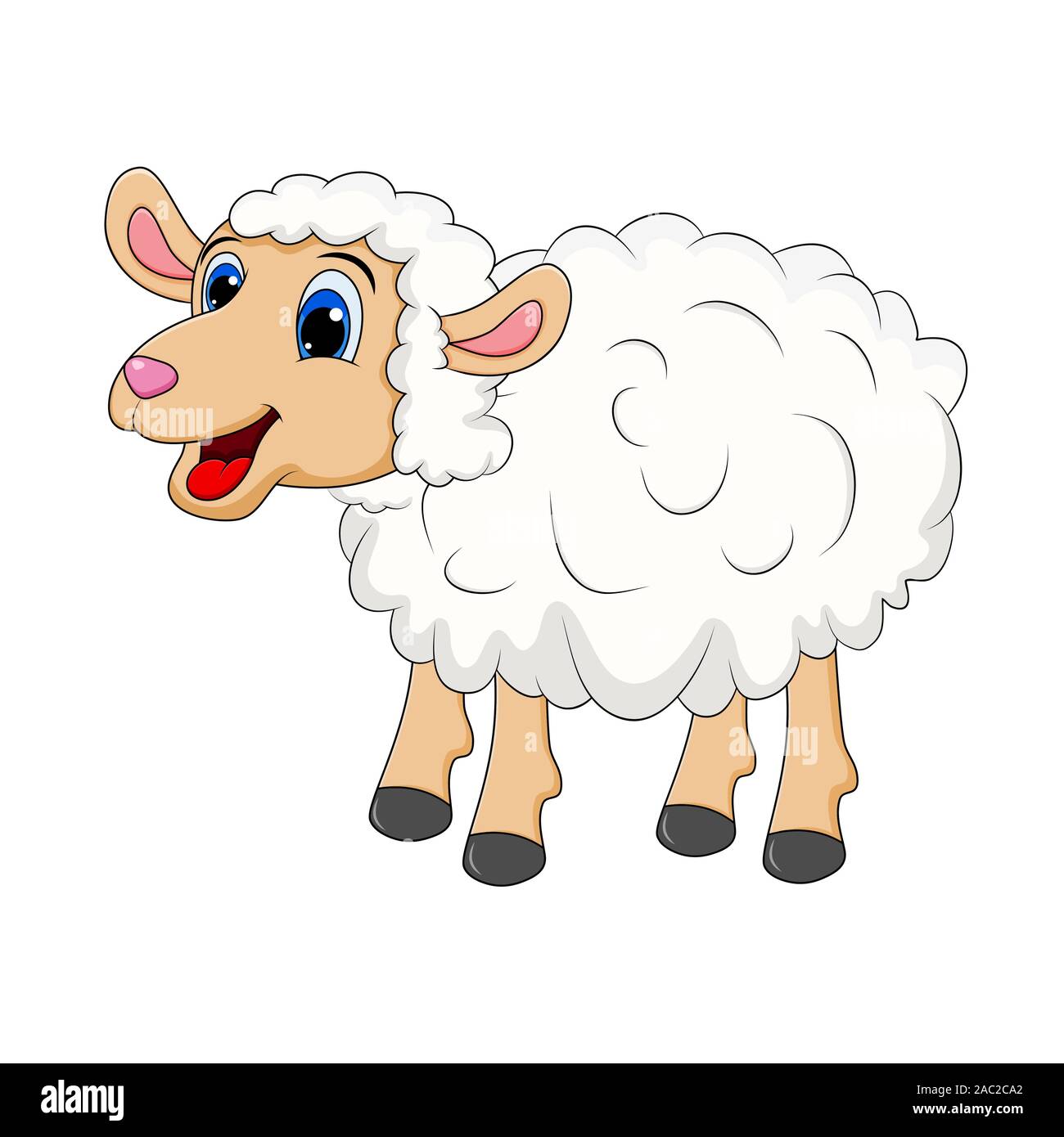 Sheep cartoon hi-res stock photography and images - Alamy