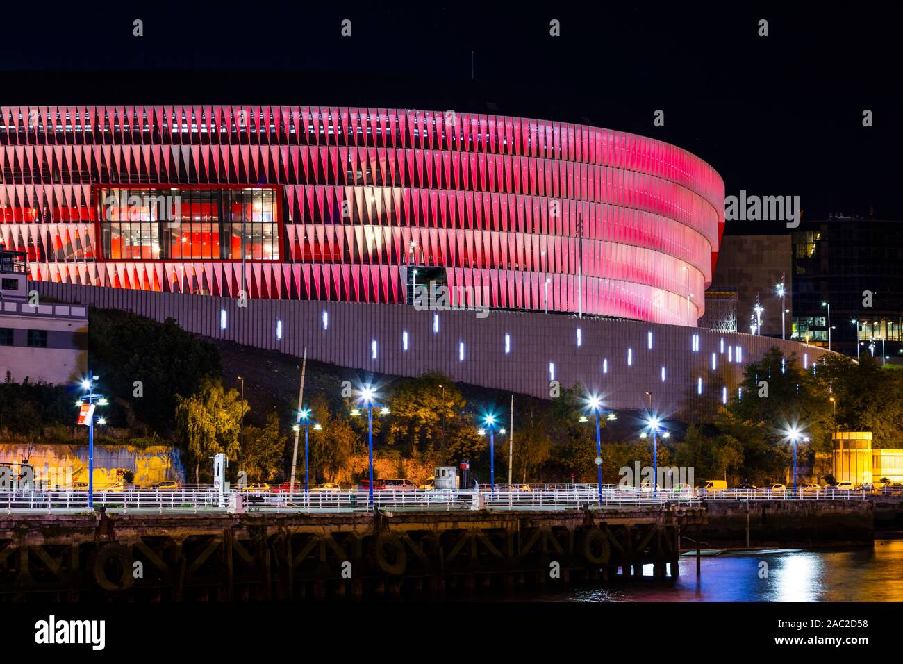 San Mamés,  the name of Athletic Bilbao's new football stadium. The stadium replaced the 'old' San Mamés as the home of Athletic Bilbao, Bilbao, Bizka Stock Photo