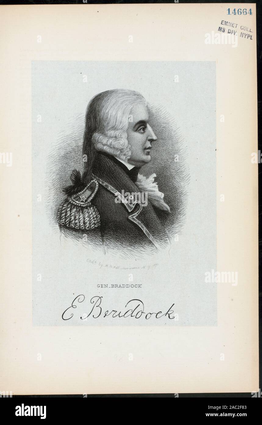 Gen E Braddock EM14664; Gen. E. Braddock Stock Photo Alamy