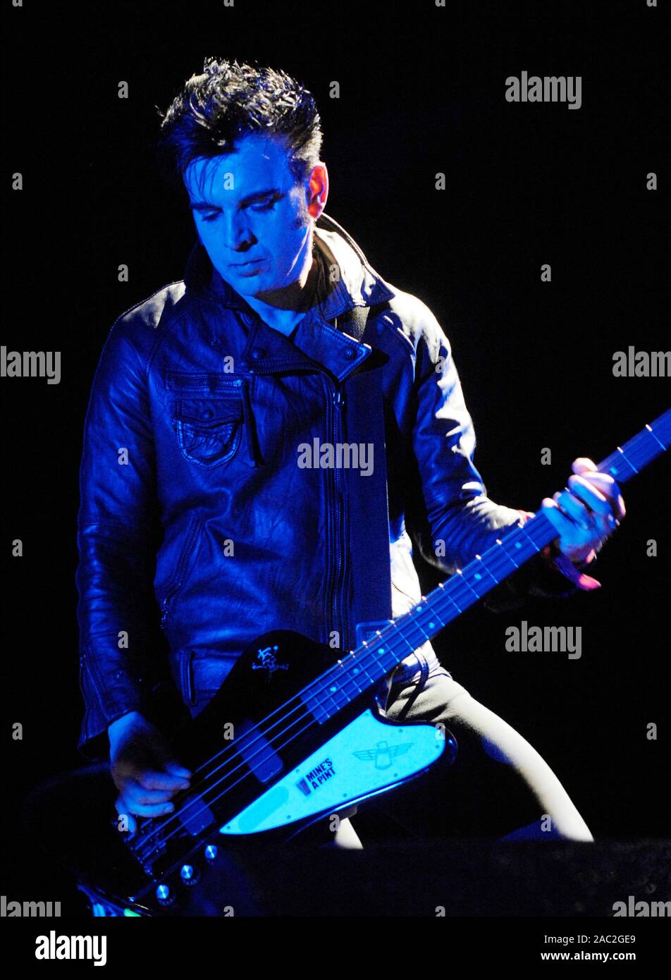 Simon Gallup of The Cure performs at the 2009 Coachella Music Festival in Indio Stock Photo Alamy