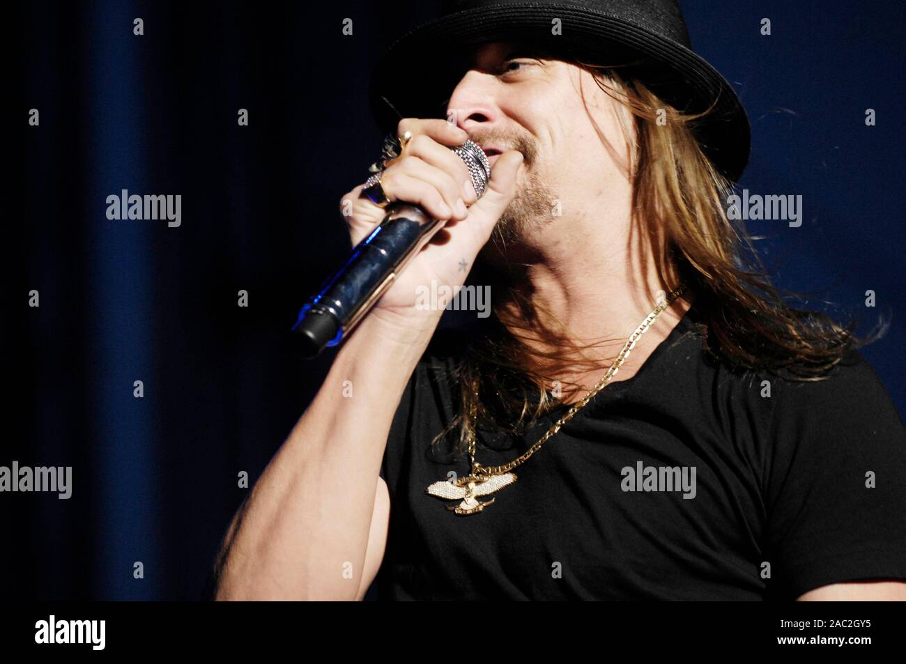 Kid Rock performs at the Stagecoach Festival in Indio. Stock Photo