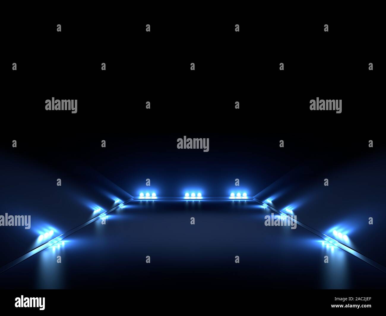 Fantastic background with spotlights.3d rendering, 3d illustration ...