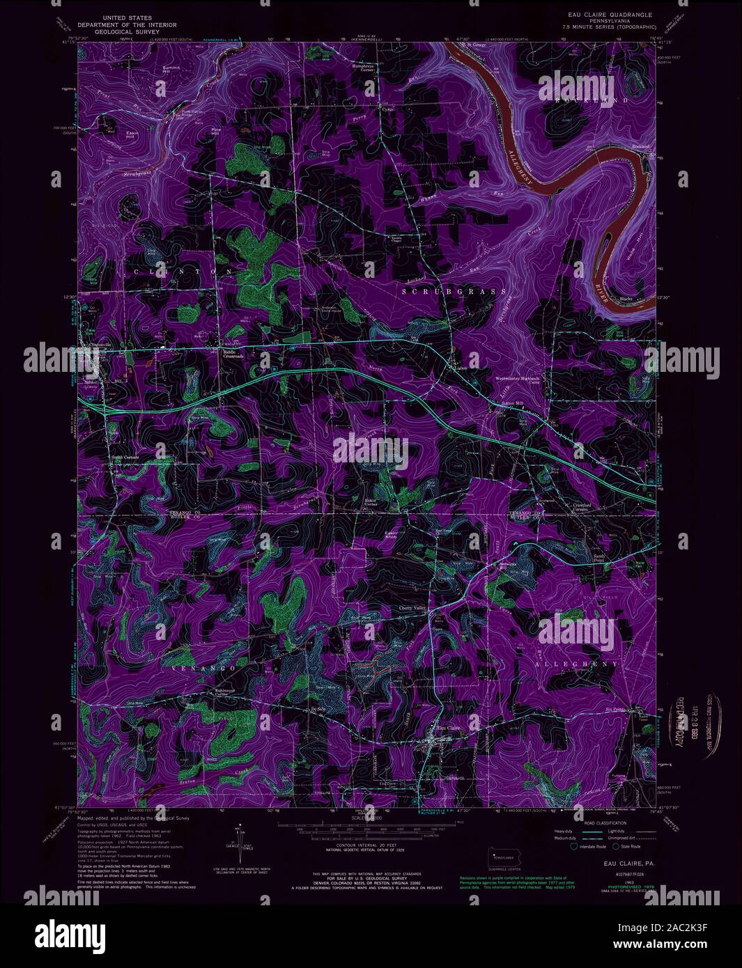 Map of eau claire hires stock photography and images Alamy