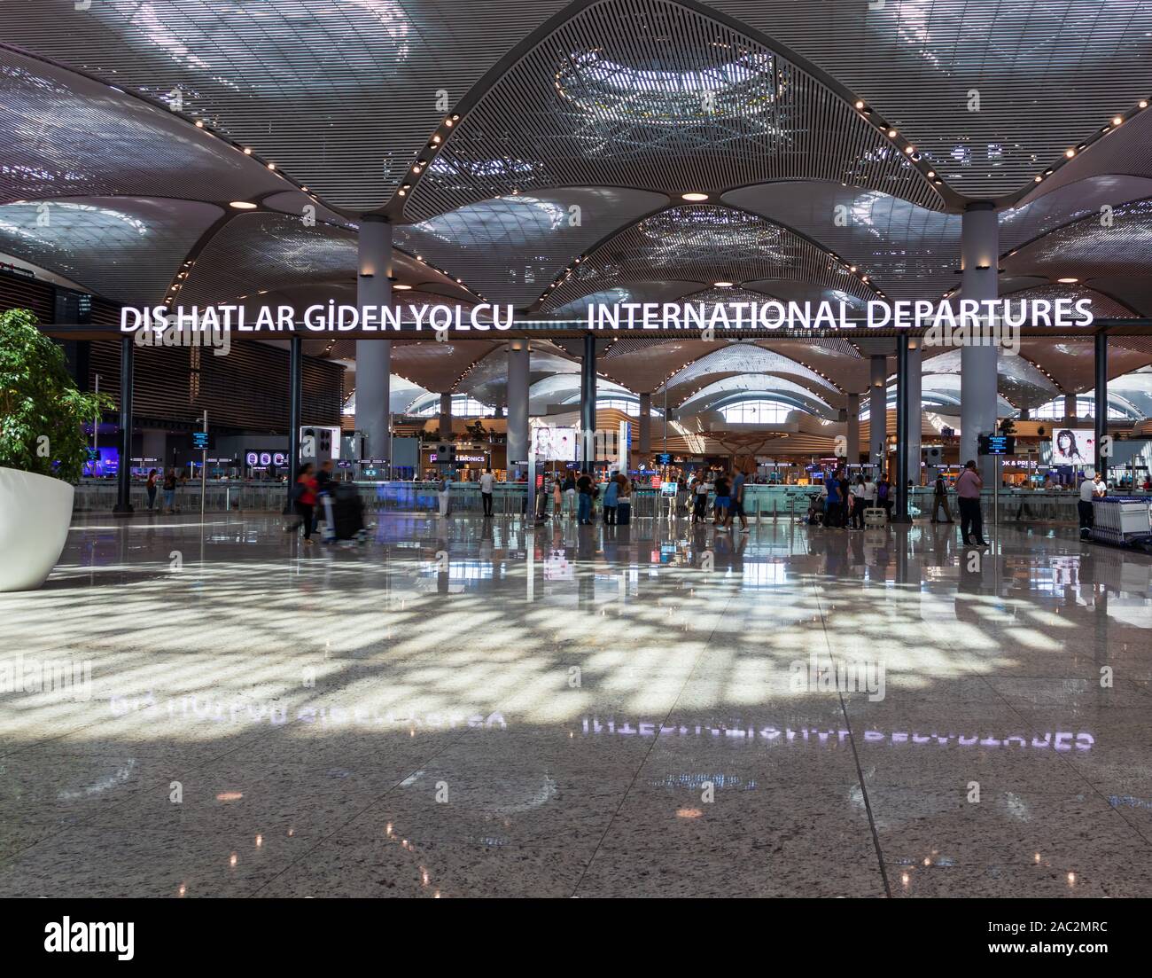 7 September 2019; New International Airport, Istanbul, Turkey. Stock Photo