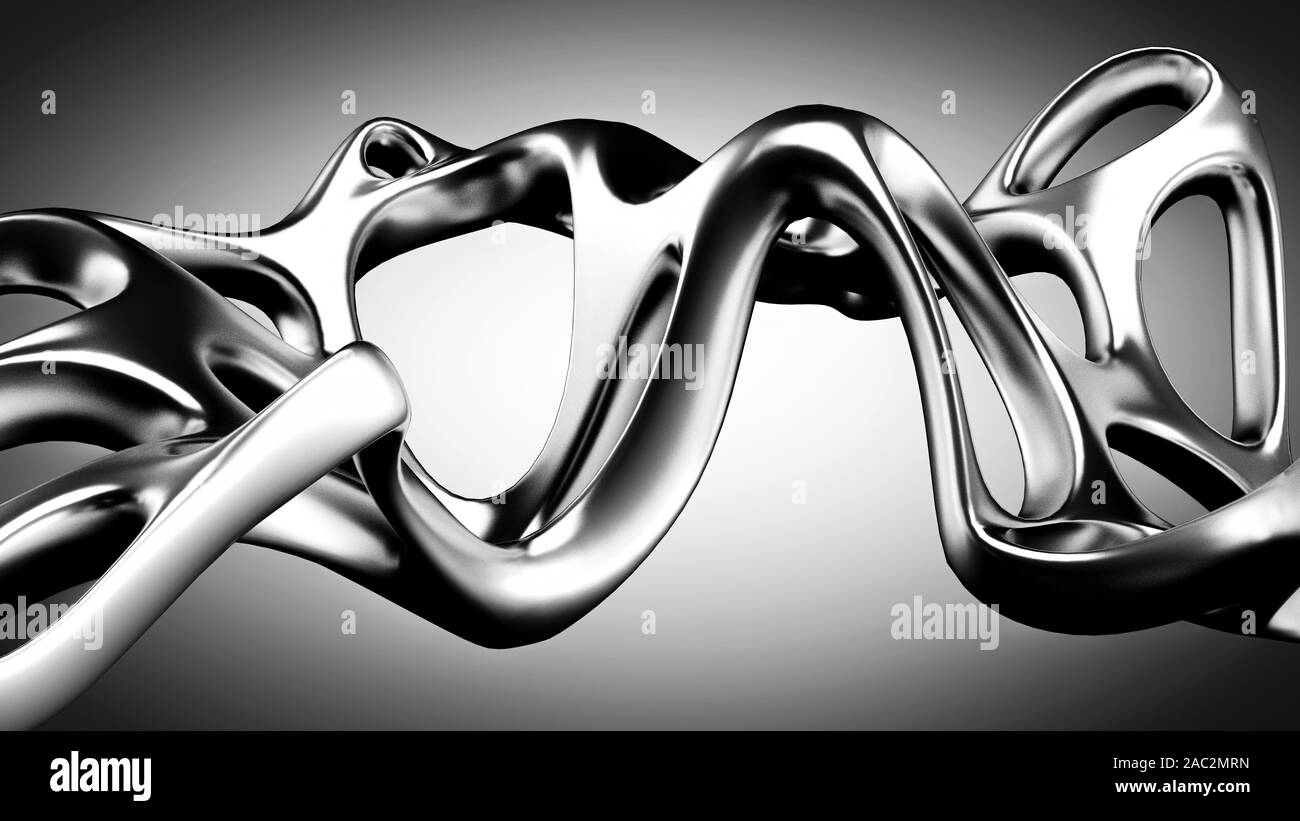 Abstract shape background. 3d rendering 3d illustration Stock Photo - Alamy