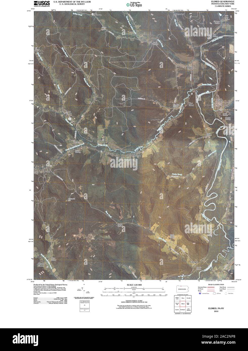 Eldred map Cut Out Stock Images & Pictures Alamy