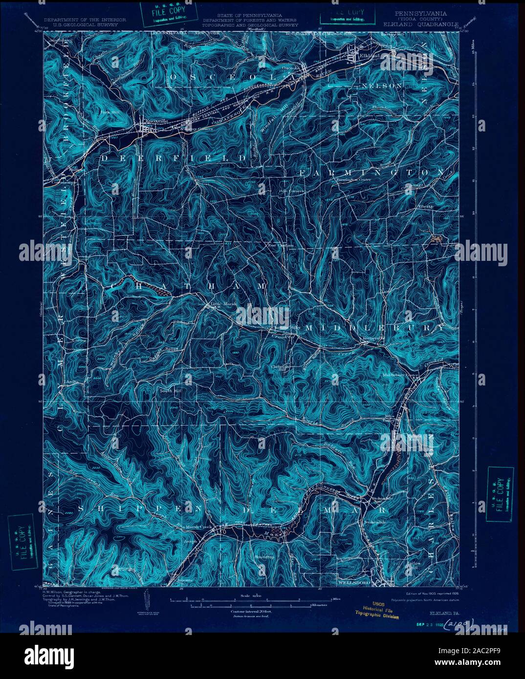 Map of elkland hires stock photography and images Alamy