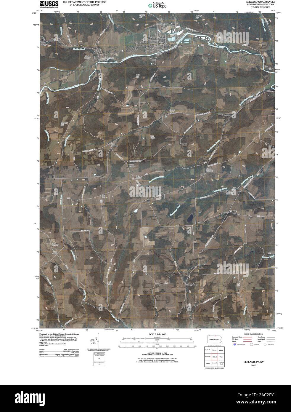 Elkland pennsylvania map Cut Out Stock Images & Pictures Alamy