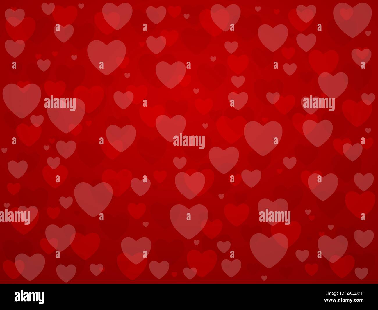 Valentine's day background with hearts. Vector illustration Stock Photo ...