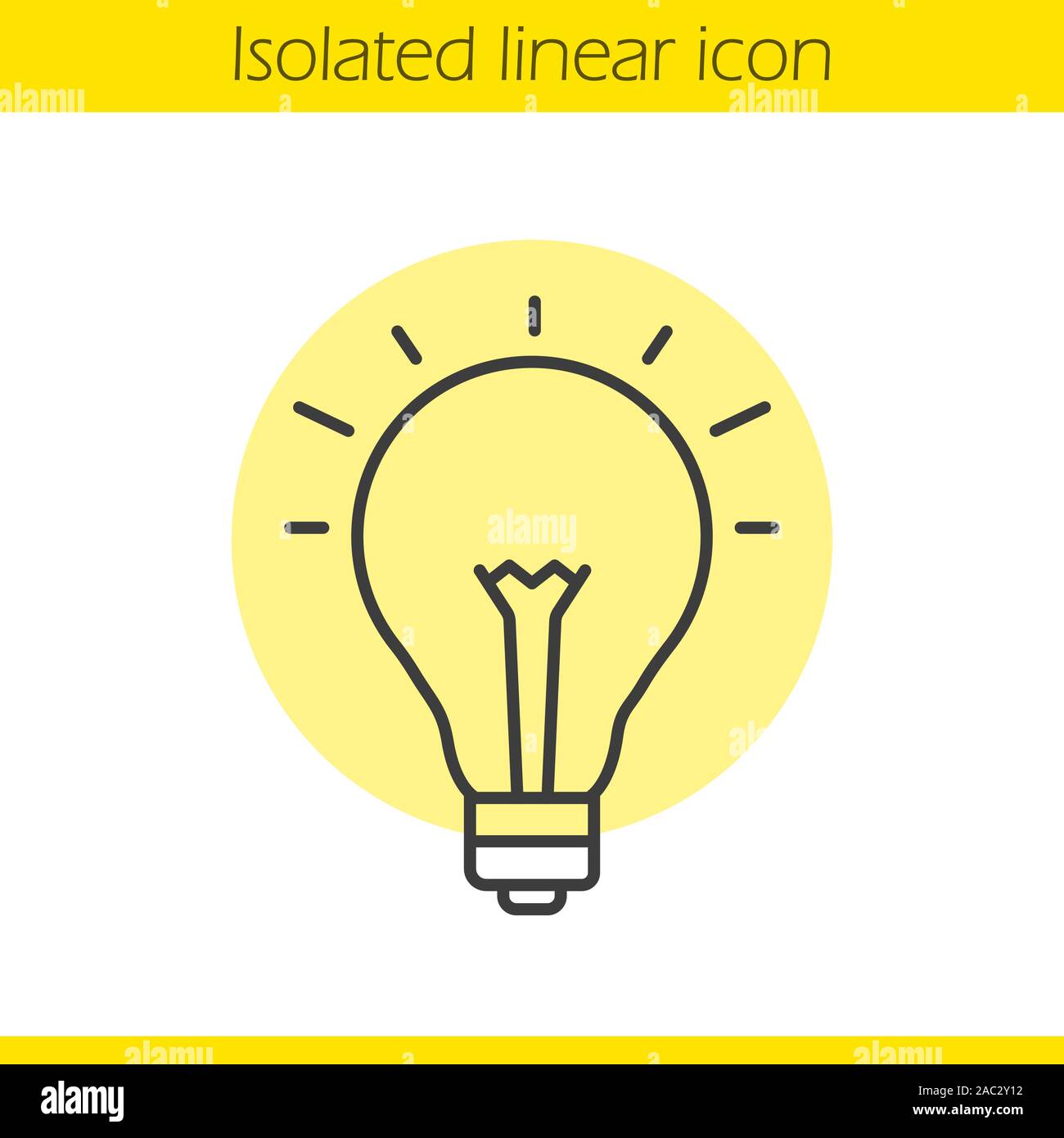 Good idea linear icon. Light bulb thin line illustration. Eureka contour  symbol. Vector isolated outline drawing Stock Vector Image & Art - Alamy
