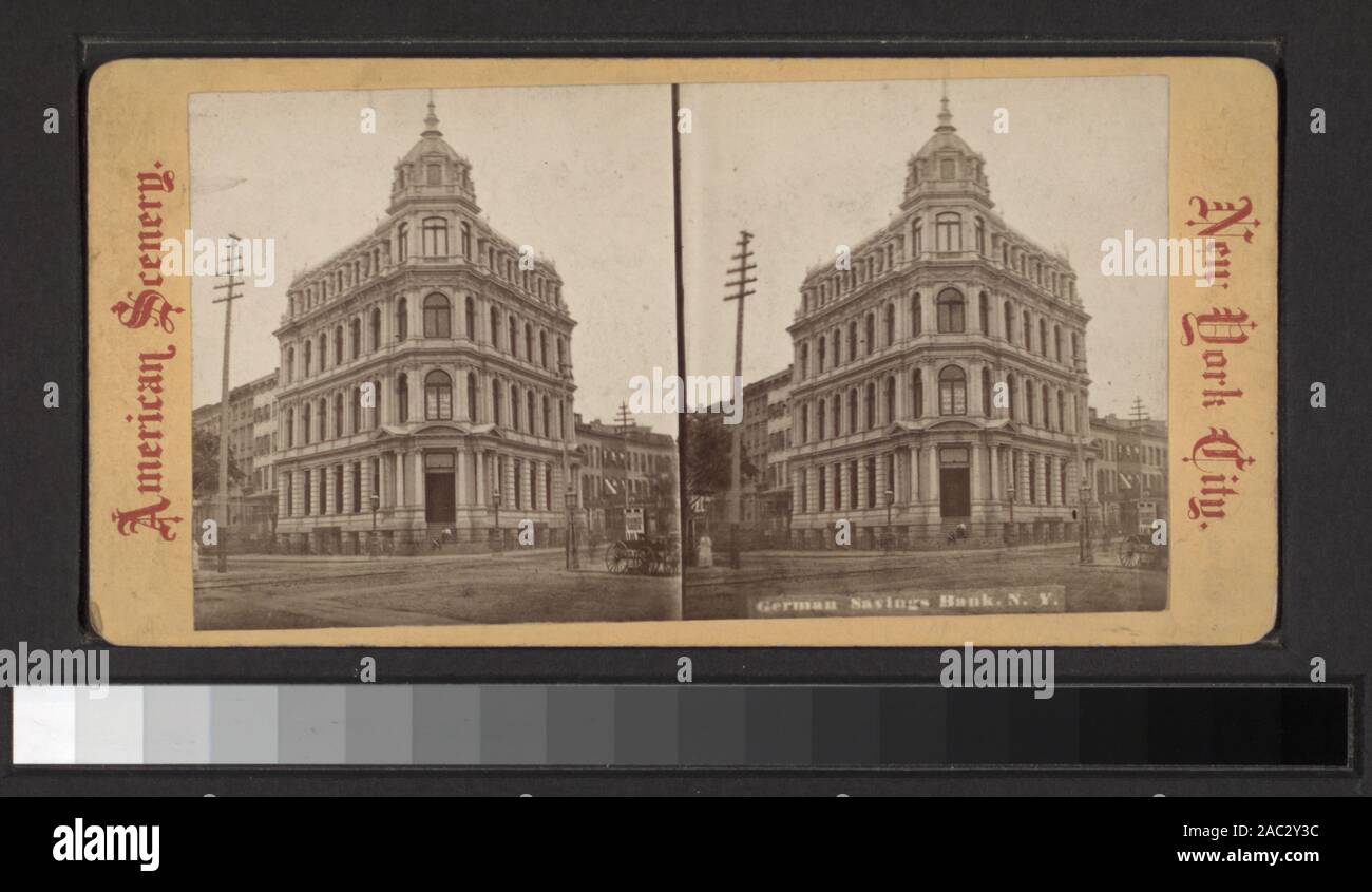 German Savings Bank Ny Includes Views By Anthony G Stacy