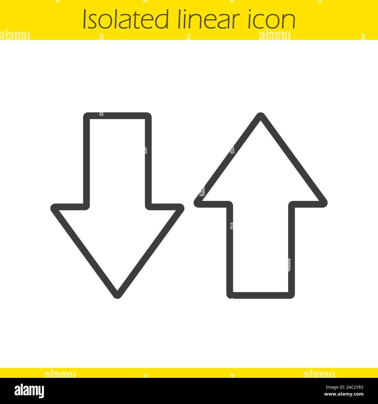 Up And Down Arrows Linear Icon Thin Line Illustration Download And up-and-down-arrows-linear-icon-thin-line-illustration-download-and