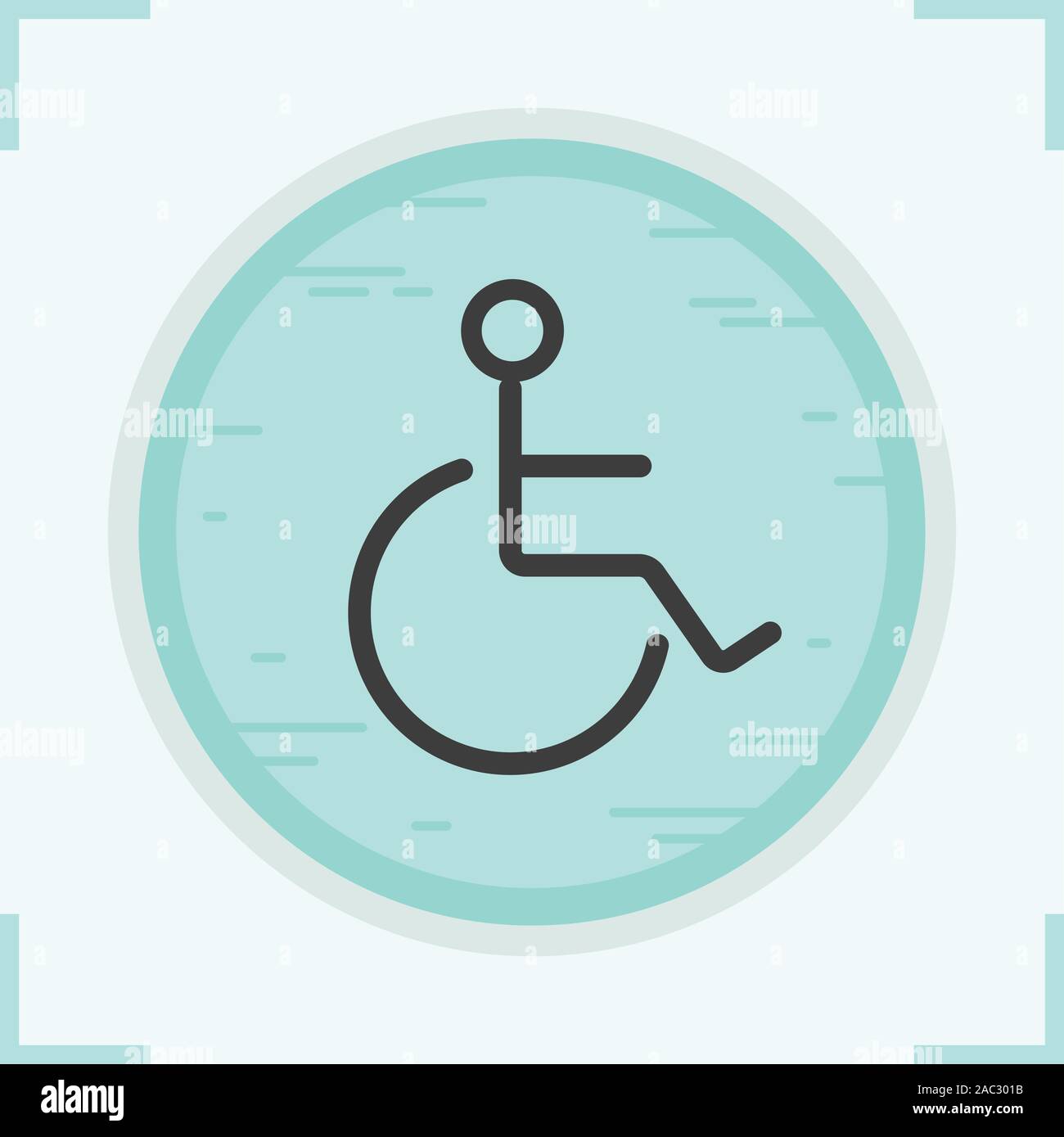 Disable parking spot Stock Vector Images - Alamy