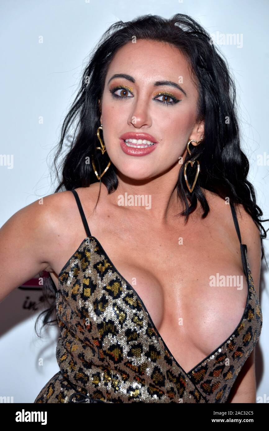 LAS VEGAS, NV - NOVEMBER 23: Model Divanny Pinn attends the 'Babes in Toyland' Christmas Toy Drive' Las Vegas on November 23 2019 in Las Vegas Nevada. Stock Photo