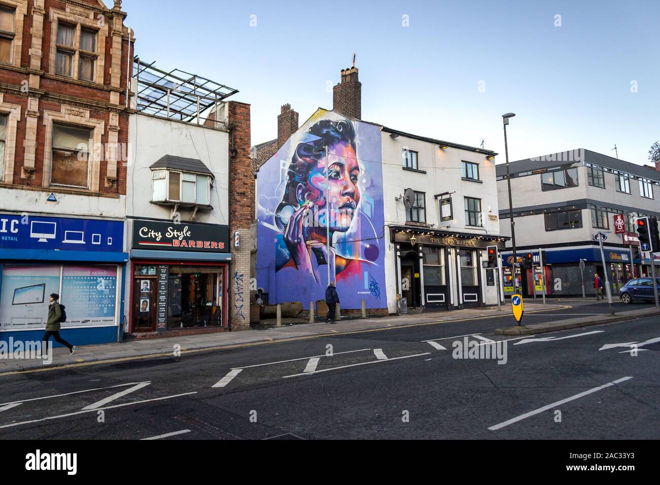London Road, Liverpool Stock Photo