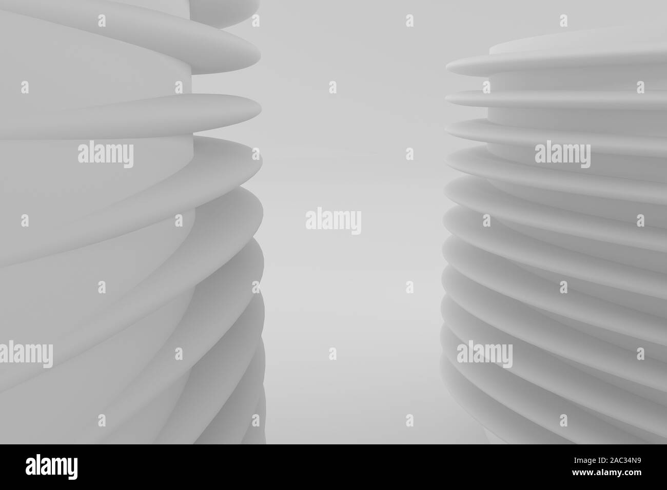 abstract 3D rendering of a modern architecture background Stock Photo ...