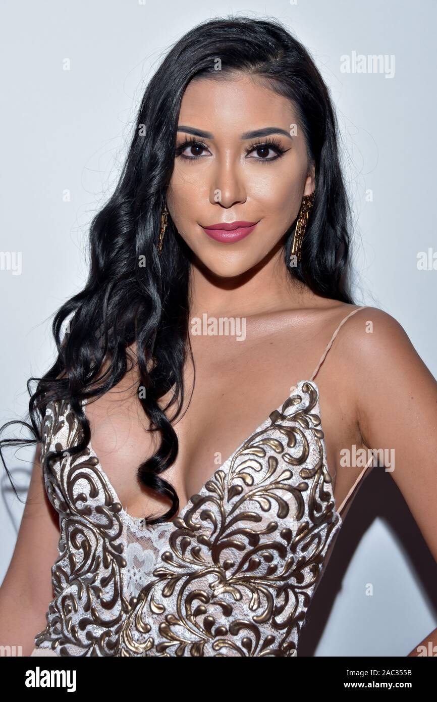 LAS VEGAS, NV - NOVEMBER 23: Model Lizzeth Acosta attends the 'Babes in Toyland' Christmas Toy Drive' Las Vegas on November 23 2019 in Las Vegas Nevad Stock Photo