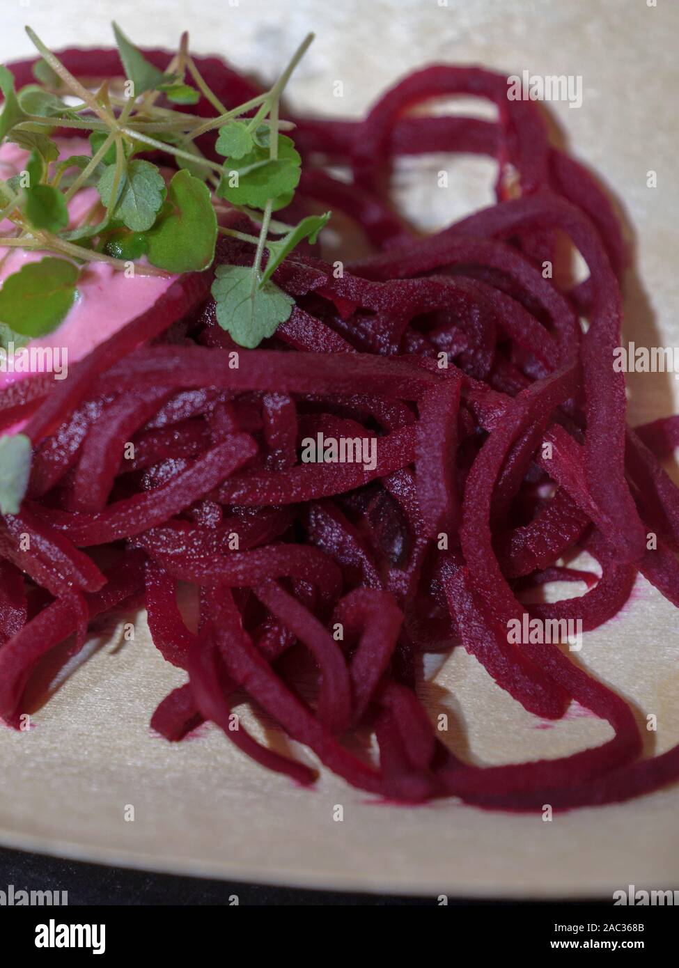 Beetroots  at opening  Hotel Courtyard by Marriott Hamburg City, Adenauerallee 52 , Hamburg, Germany, Europe Stock Photo