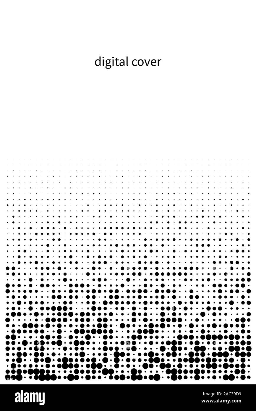 digital abstract cover with pixels, geometric background, pixels