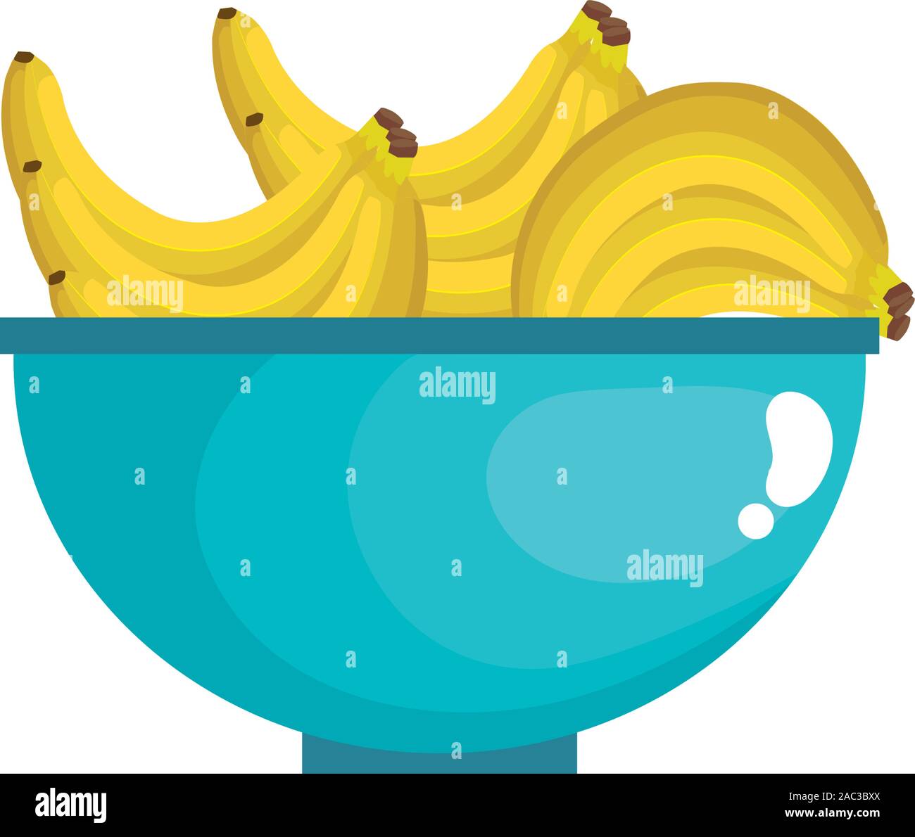 Isolated bananas fruit vector design Stock Vector Image & Art - Alamy