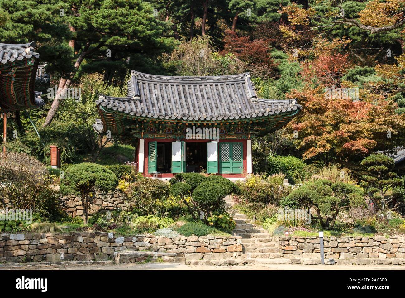 Jeondeungsa Temple in Ganghwa-gun, Incheon, South Korea Stock Photo