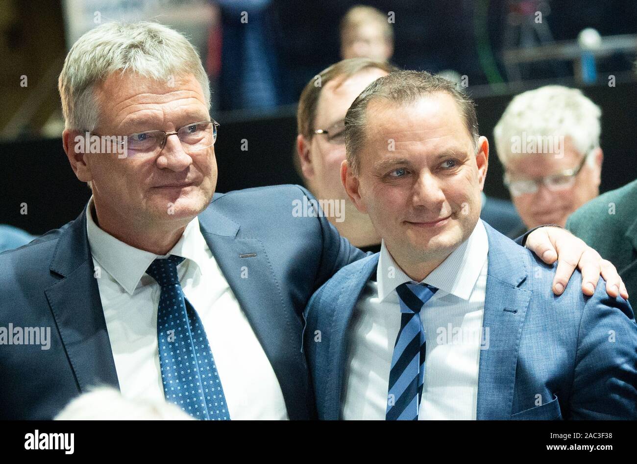 brunswick-germany-30th-nov-2019-jrg-meuthen-l-and-tino-chrupalla-newly-elected-federal-spokespersons-of-the-afd-are-standing-at-the-party-conference-of-the-afd-credit-hauke-christian-dittrichdpaalamy-live-news-2AC3F38.jpg