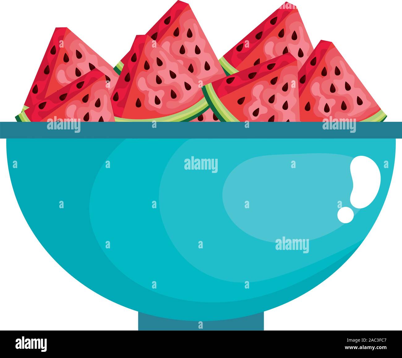 Isolated watermelons fruit vector design Stock Vector Image & Art - Alamy