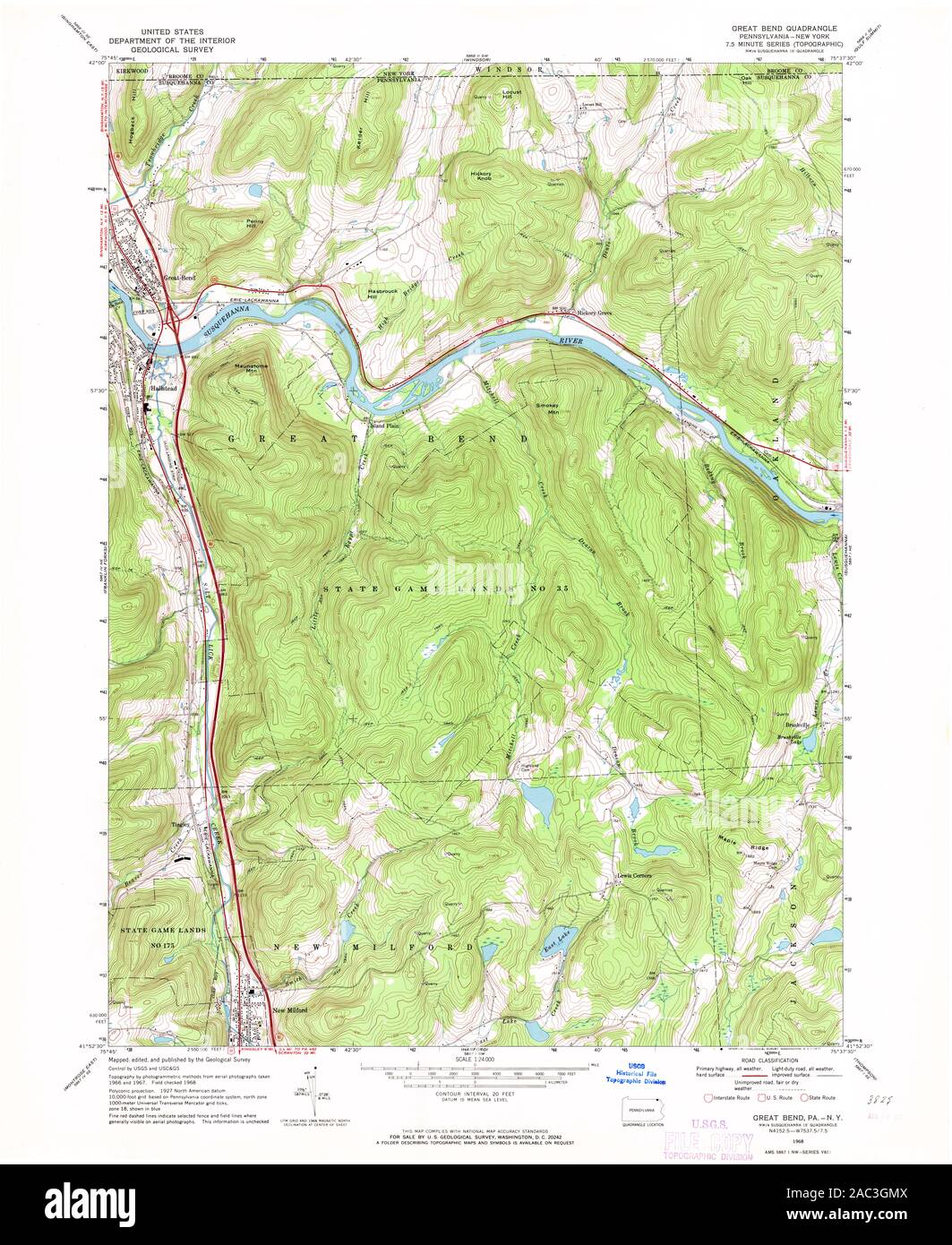 Map of great bend Cut Out Stock Images & Pictures Alamy