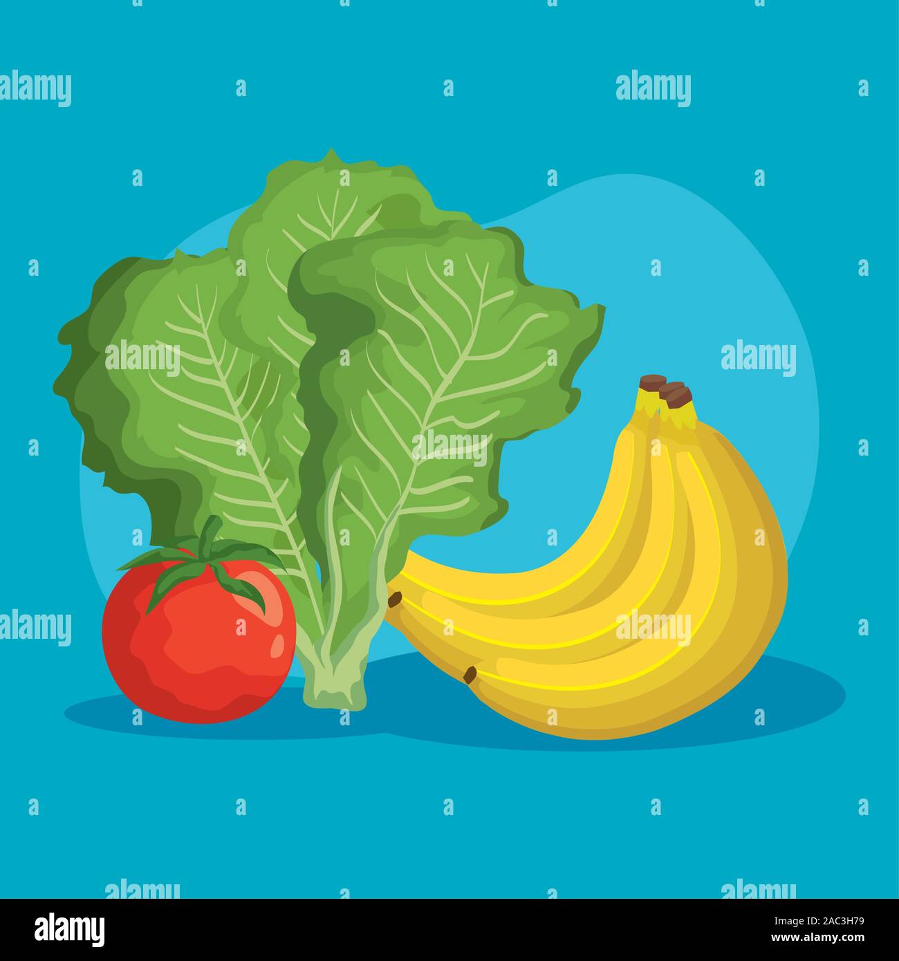 Fruits and vegetables icon set vector design Stock Vector Image & Art ...
