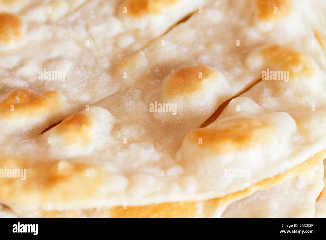 Russian fried home water-bisquits. Background. Selective focus. National cuisine. Stock Photo