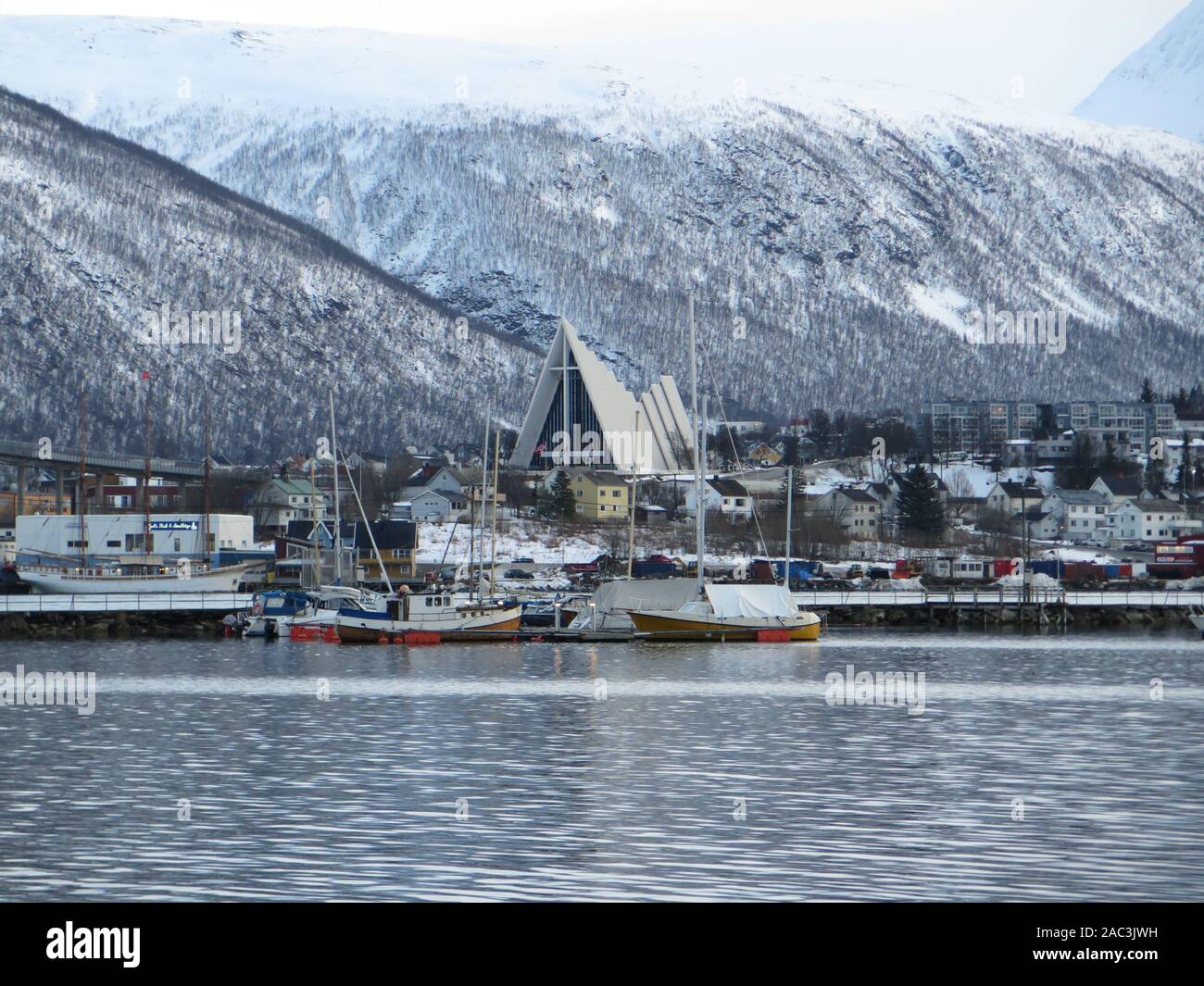 Arctic Cathedral, Tromso, Norway Stock Photo