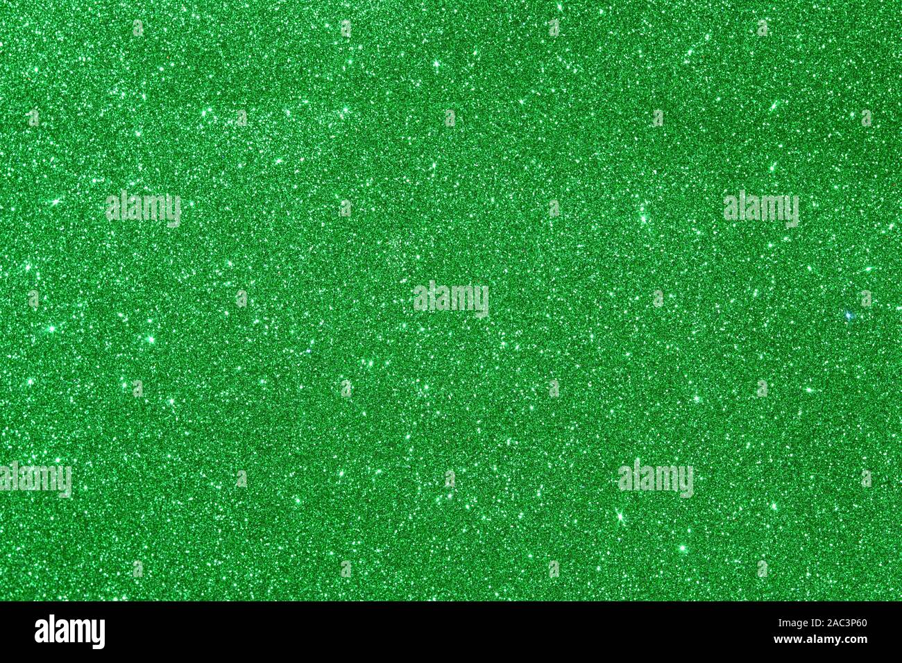 green glitter texture background Stock Photo
