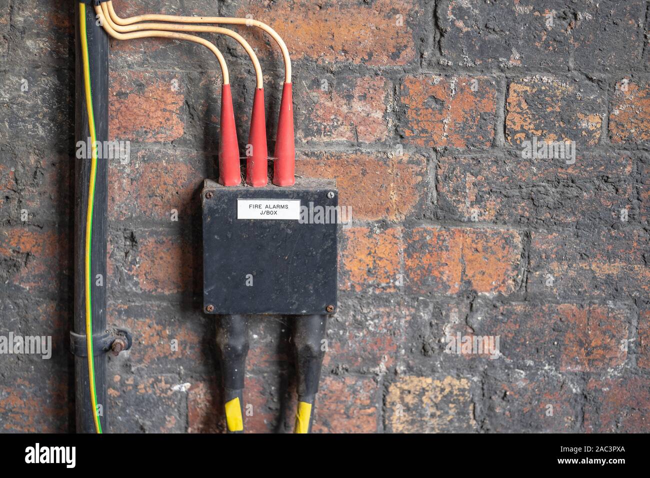 Fire Alarm Electrical Junction Box Stock Photo - Alamy