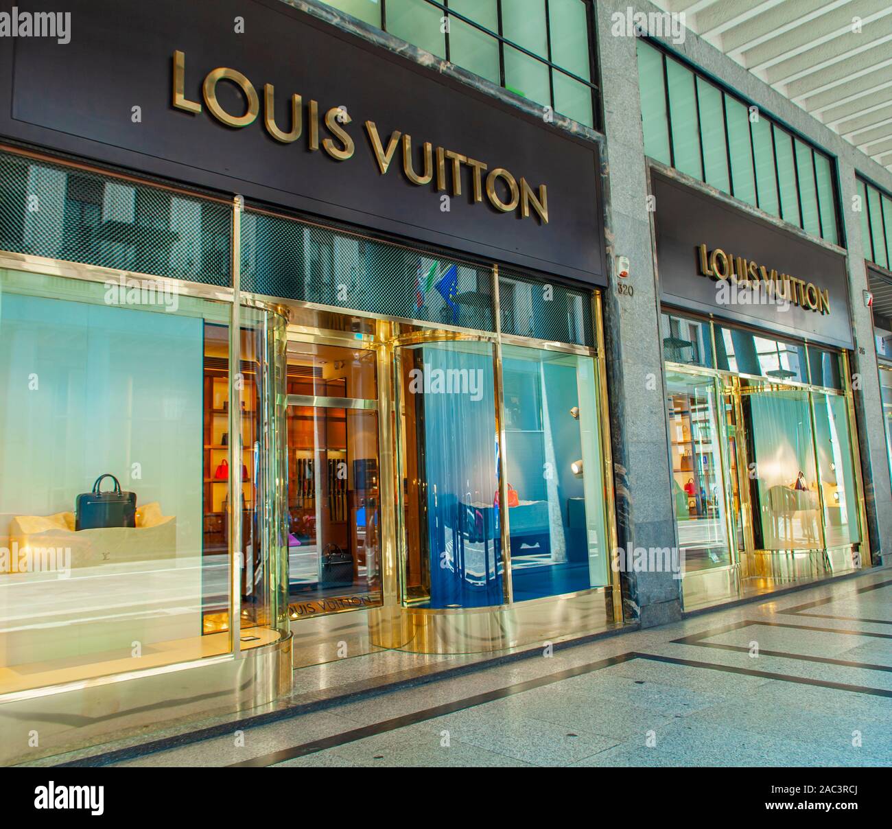 Louis Vuitton Brand Shop in Luxembourg Editorial Photo - Image of mall,  design: 248312321