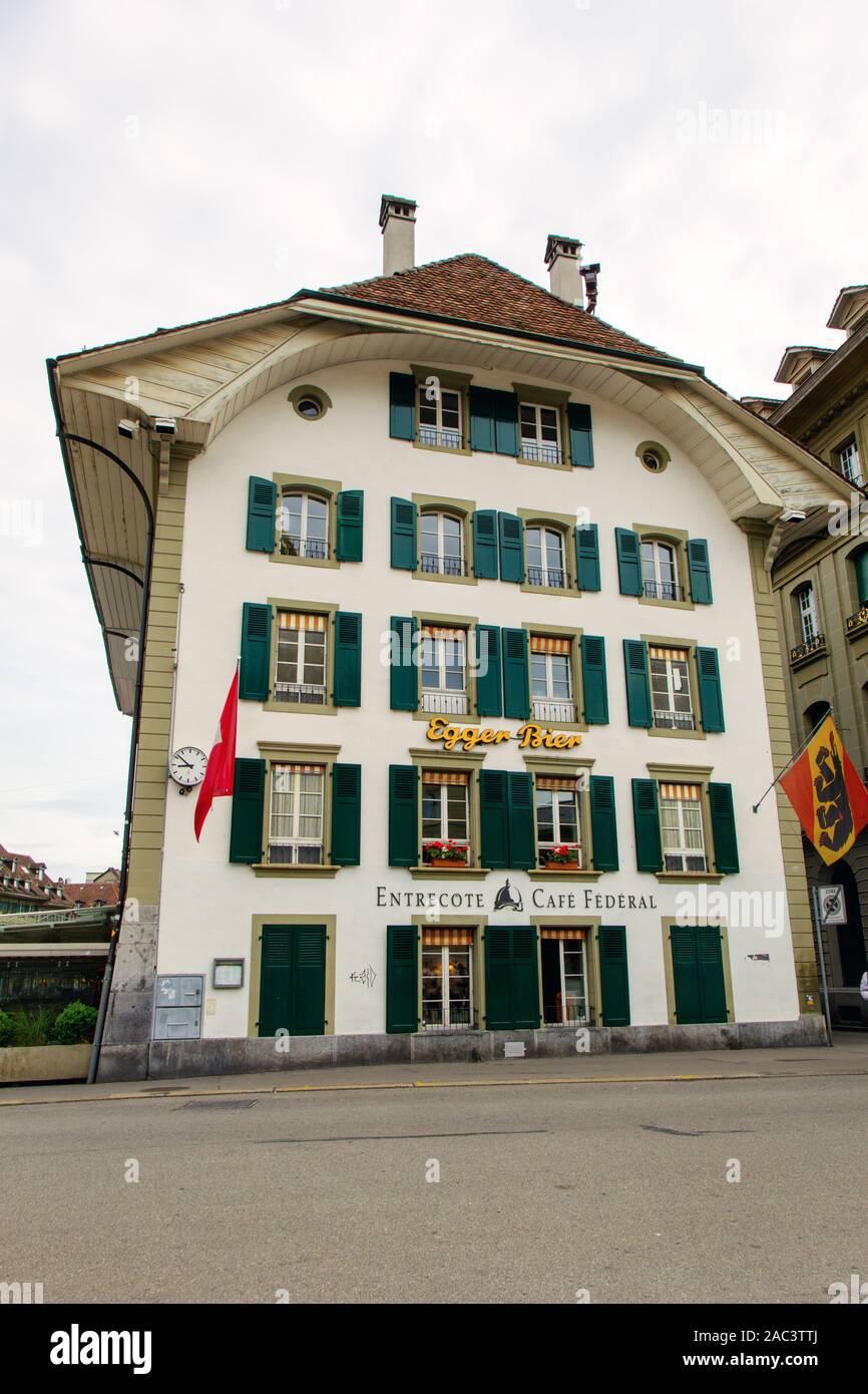 Entrecote Cafe Federal in Bern Stock Photo