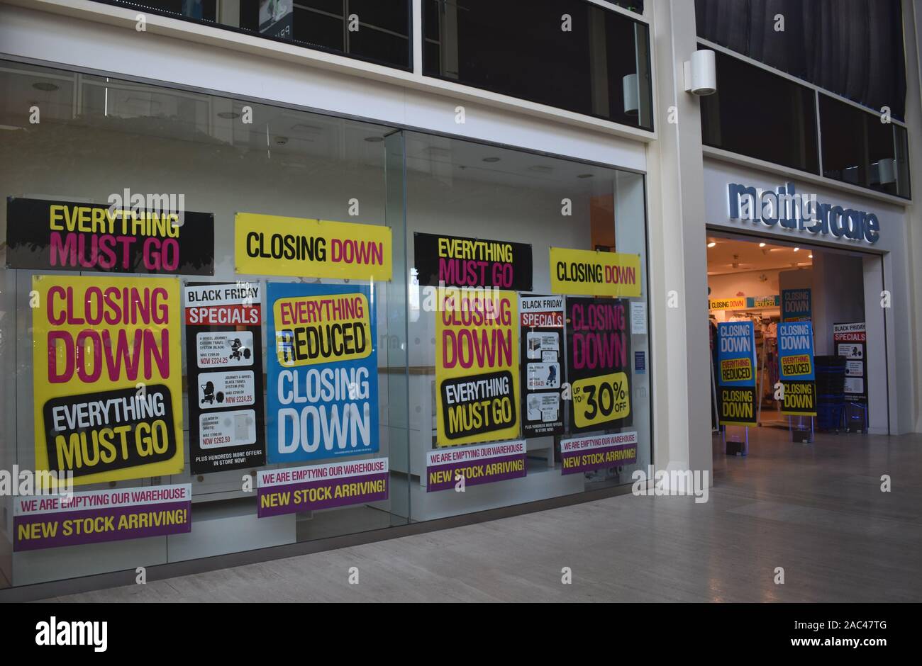 Mothercare closing down sale at centre:mk, Milton Keynes Stock Photo