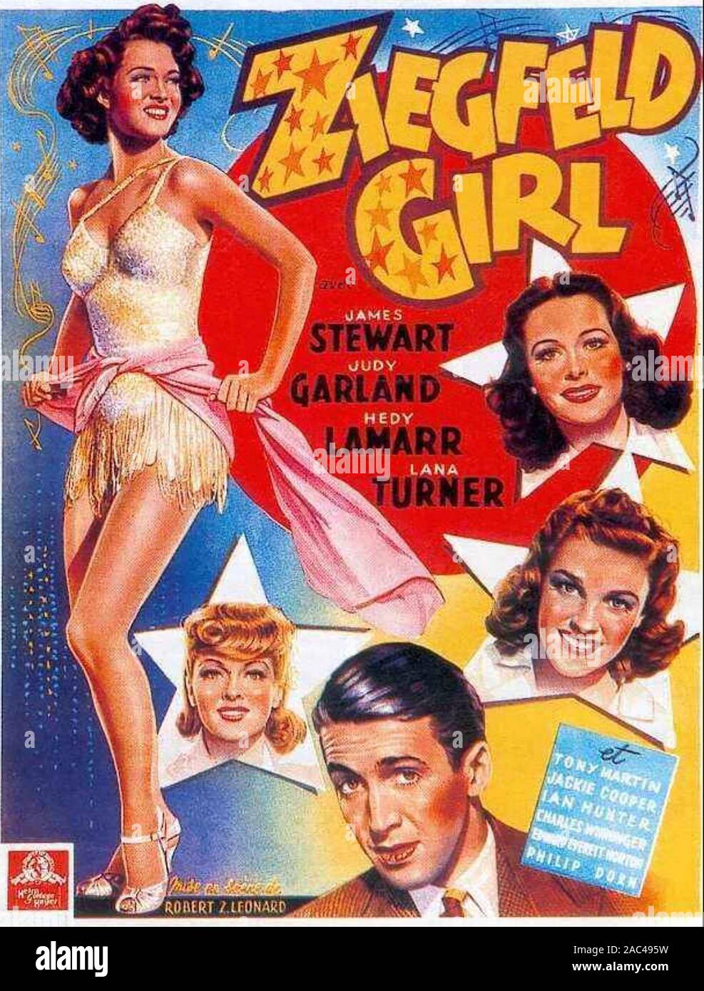ZIEGFELD GIRL 1941 MGM film musical with Judy Harland, Hedy Lamarr and