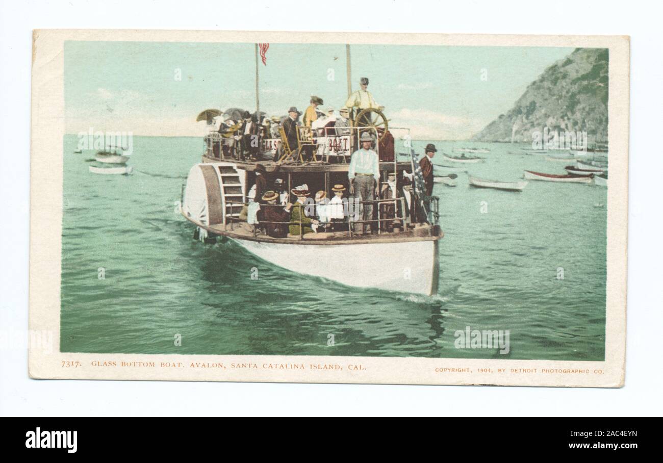 Glass Bottom Boat, Avalon, Santa Catalina, Calif 19031904Glass Bottom Boat, Avalon, Santa