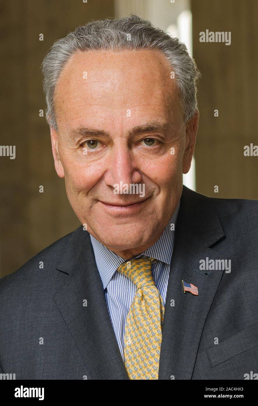 U.S. Senator Chuck Schumer, Democrat, New York Stock Photo