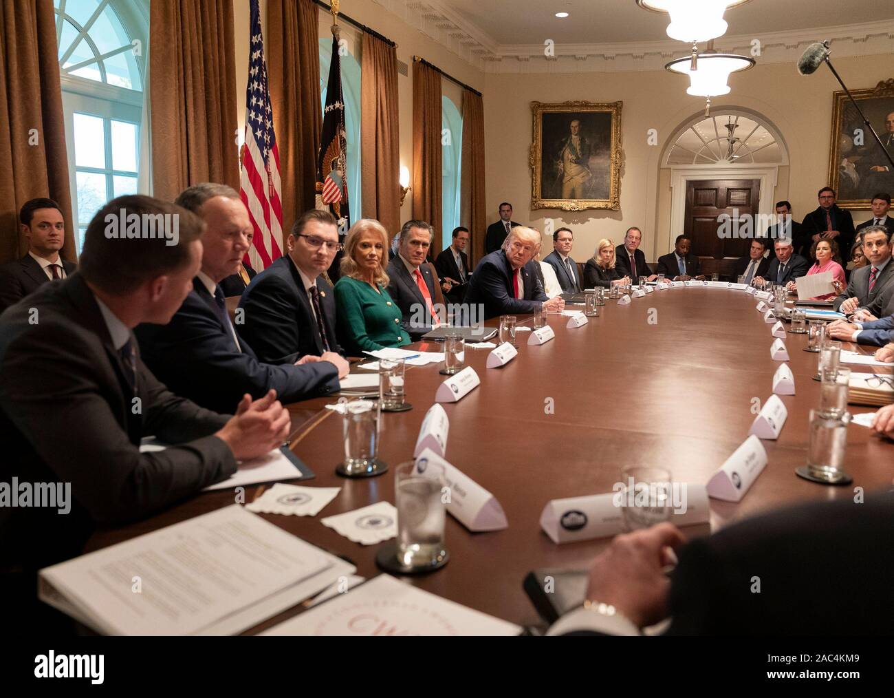 President Donald J. Trump joined by senior White House Counselor