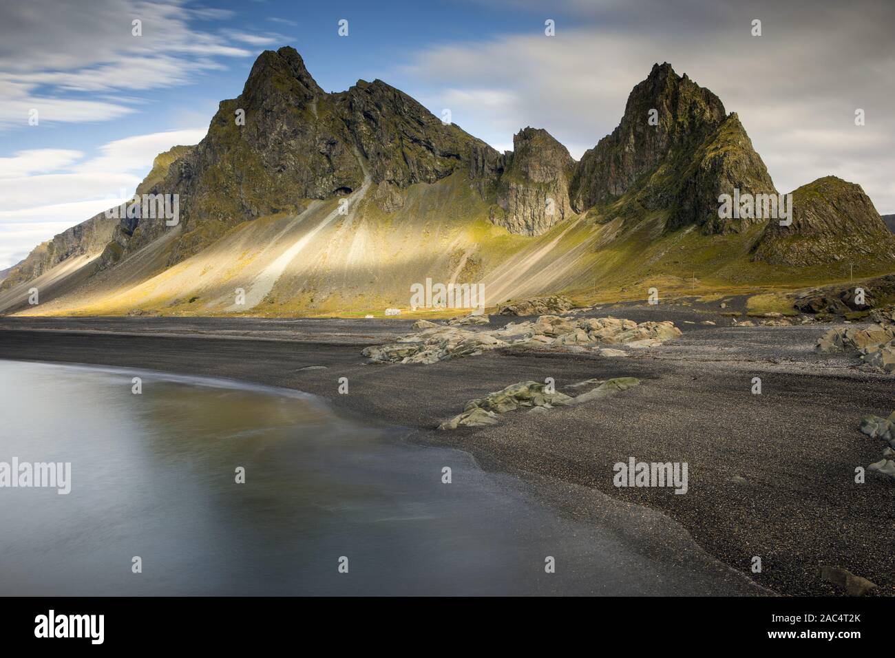 Stokesnes Eystrahorn, Stokesnes Peninsula, Iceland Stock Photo - Alamy