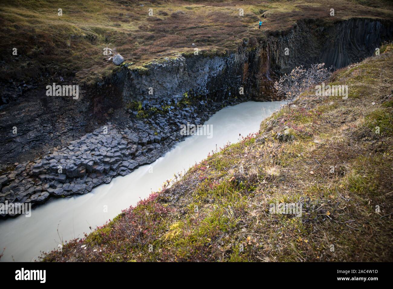 Studlagil Canyon, Iceland Stock Photo