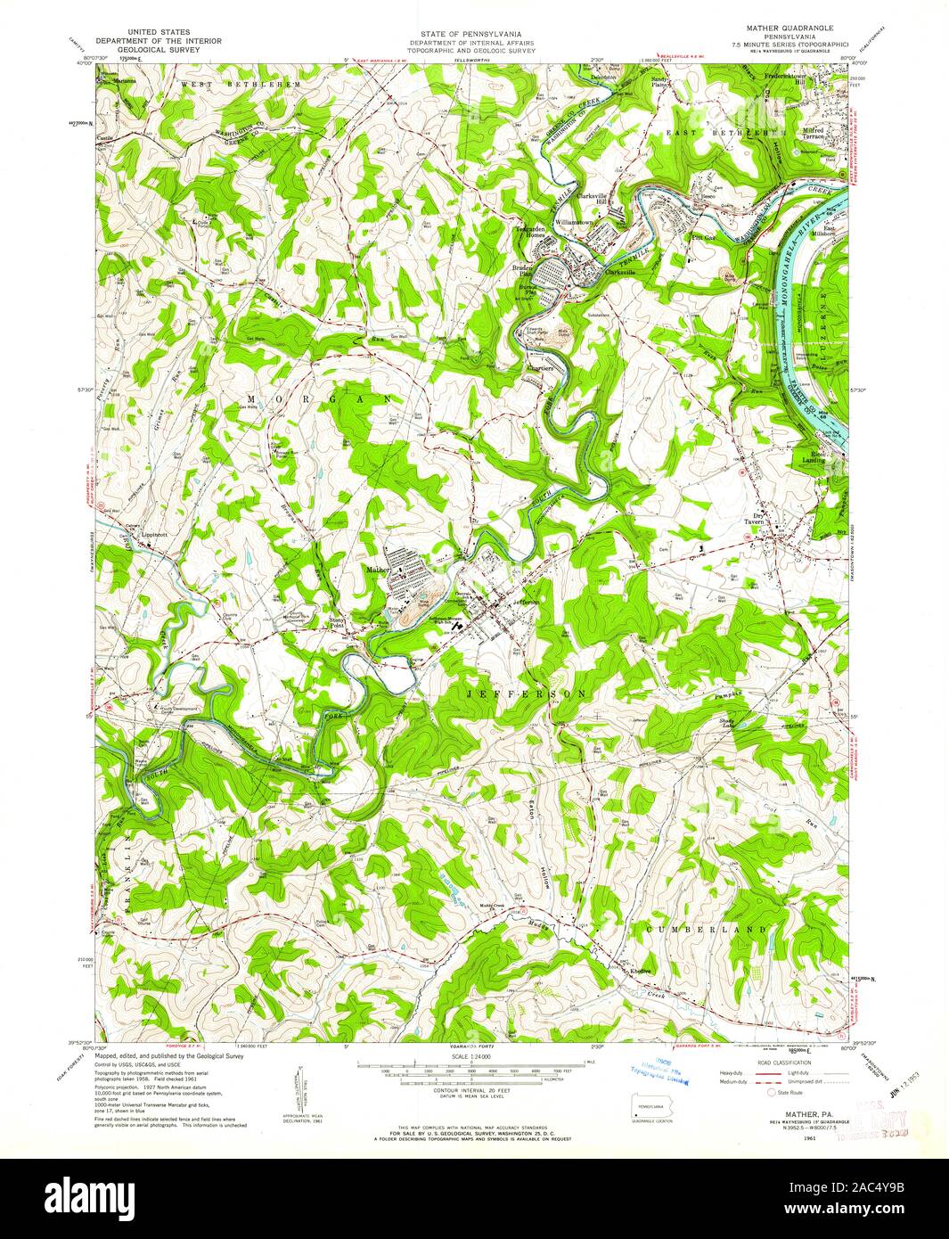 Mather Map Mather map hi-res stock photography and images - Alamy