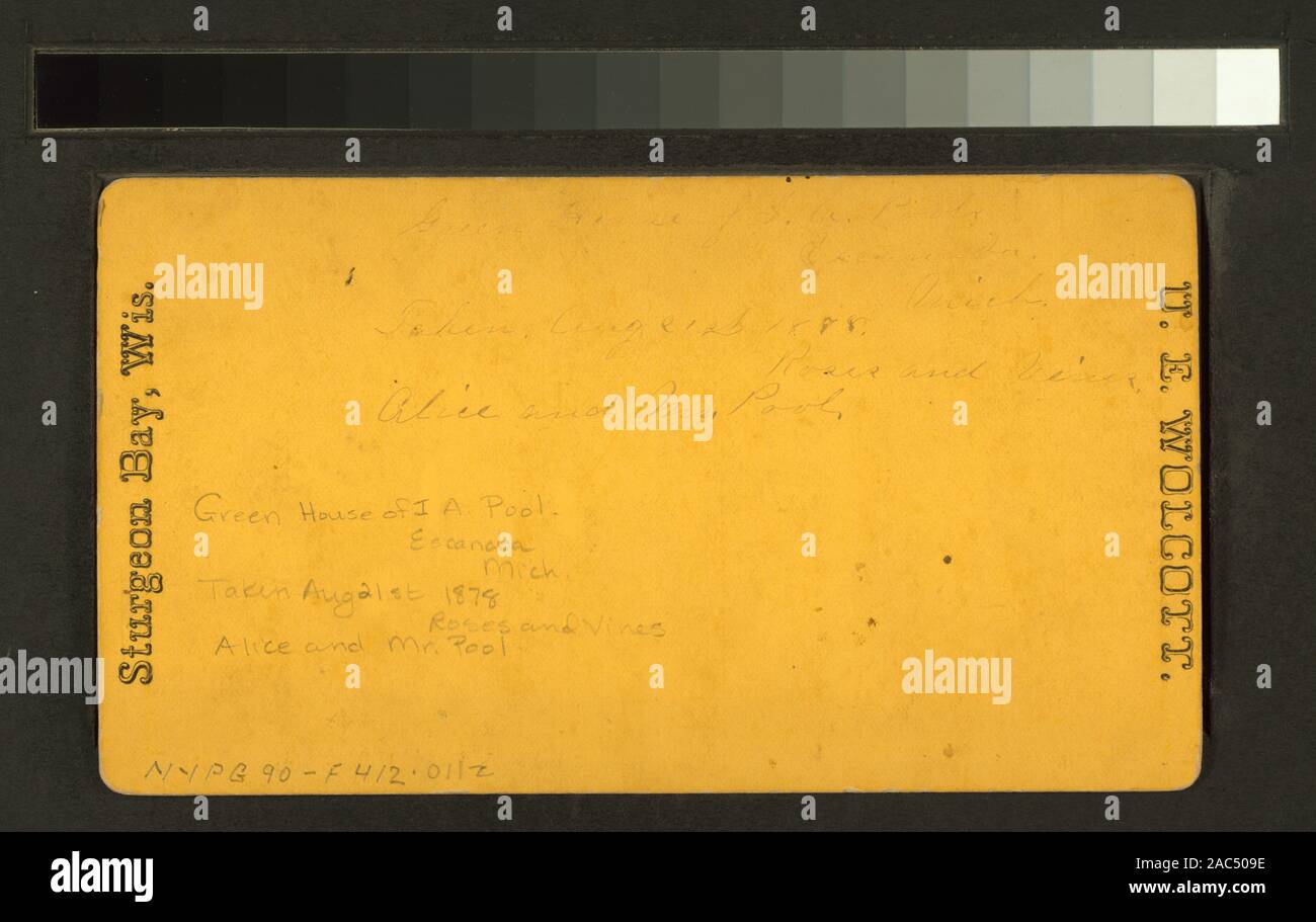 Greenhouse of IA Pool, Escanaba, Mich Greenhouse of I.A. Pool, Escanaba