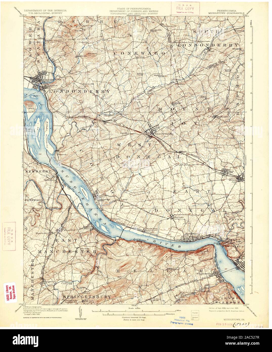 Middletown pennsylvania map hires stock photography and images Alamy