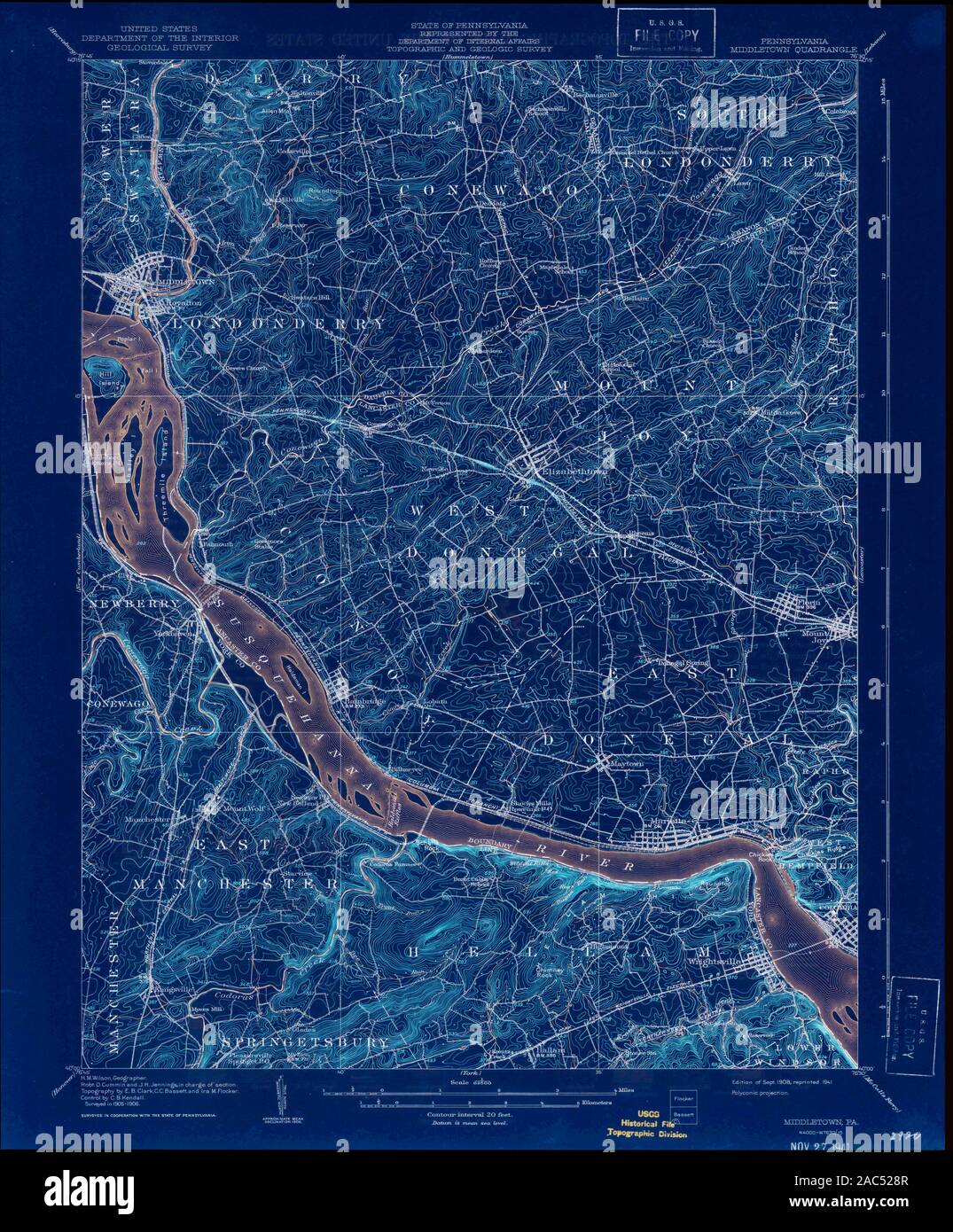 Middletown pennsylvania map hires stock photography and images Alamy