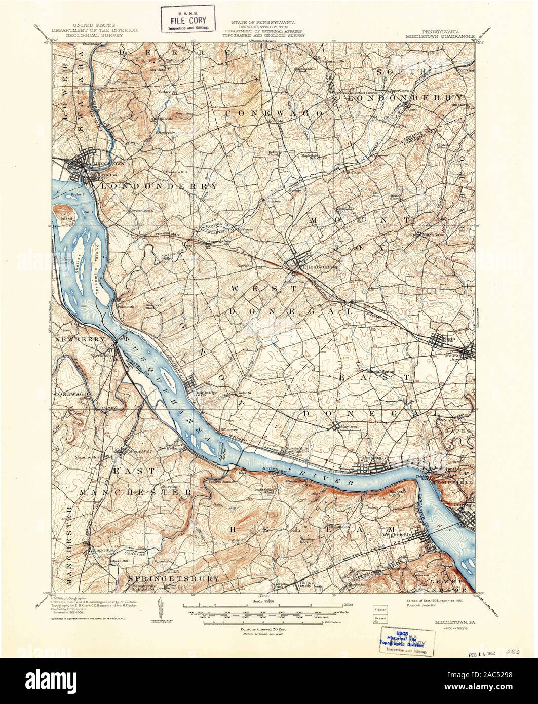 Middletown pennsylvania map hires stock photography and images Alamy