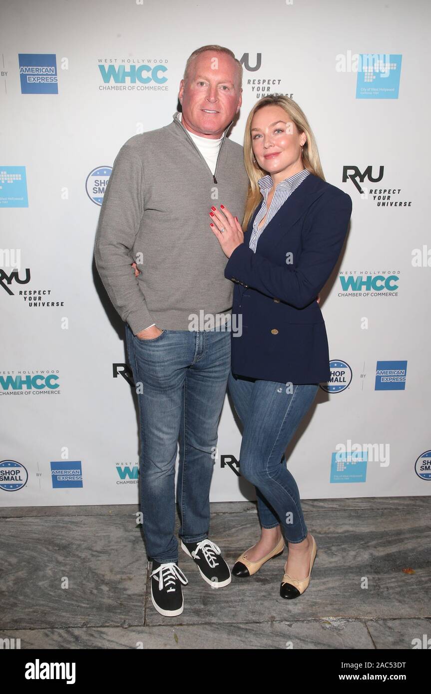 WEST HOLLYWOOD, CA - NOVEMBER 30: Elisabeth Rohm, Judge Jonathan T